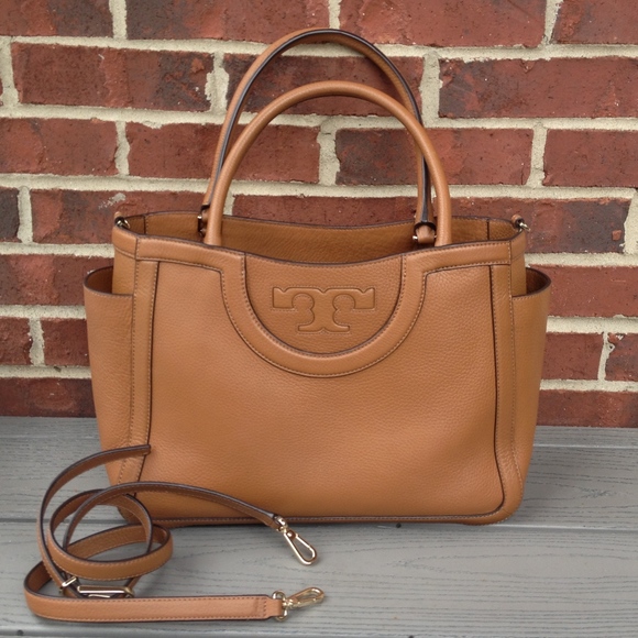Tory Burch Handbags - Tory Burch Serif-T Leather Crossbody Satchel